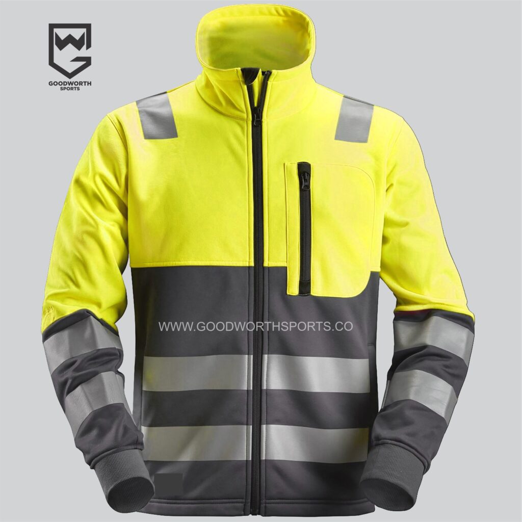 Safety Vest With Reflective Strips For Engineer Construction Hi Vis 5  Pockets Outdoor Industrial Work Vest For Men - Safety Clothing - AliExpress
