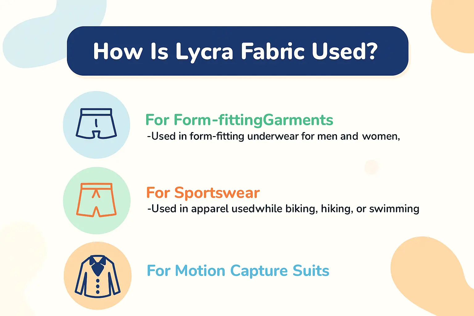 How Is Lycra Fabric Used?