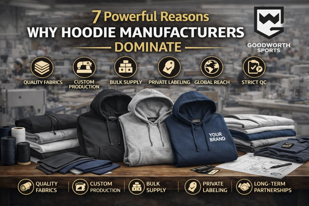 7 Powerful Reasons Why Hoodie Manufacturers Dominate the Global Apparel Market