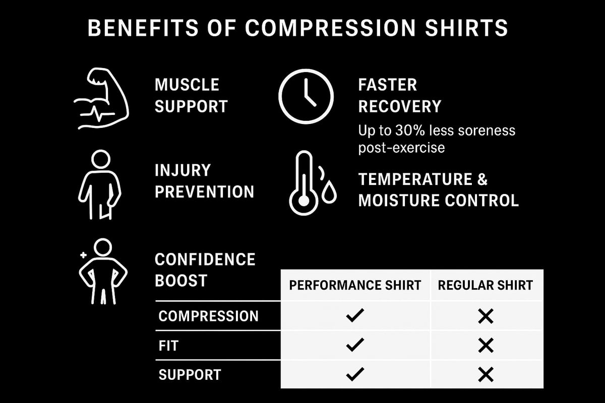 Performance Benefits of Compression Shirts