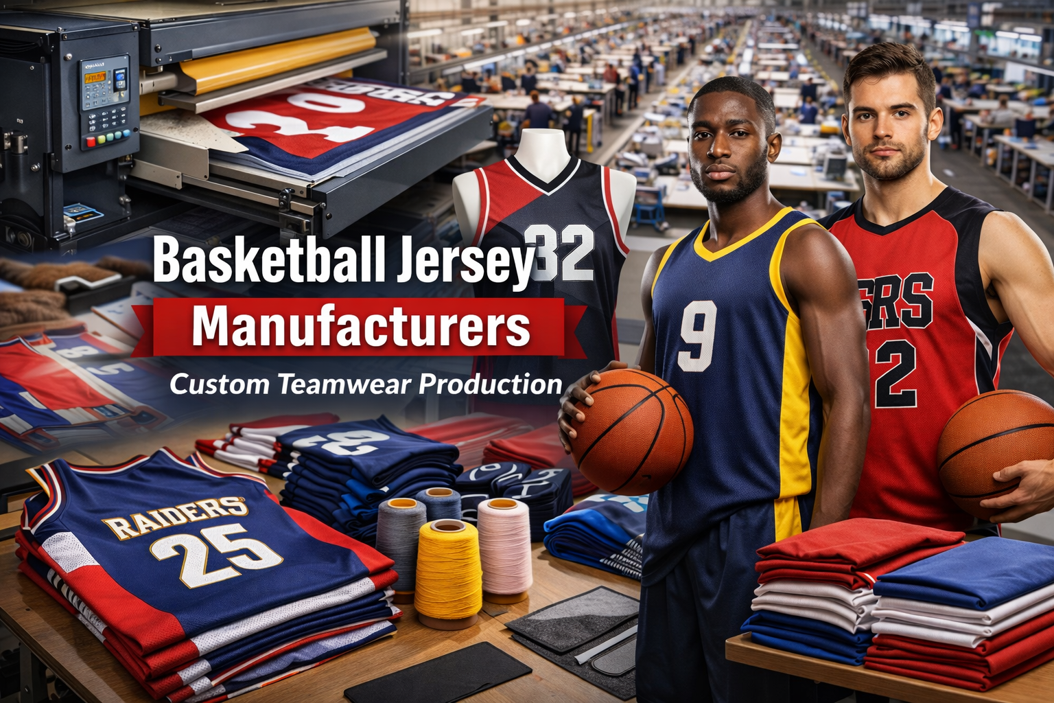 Basketball Jersey Manufacturers Custom Teamwear Built for Performance & Profit