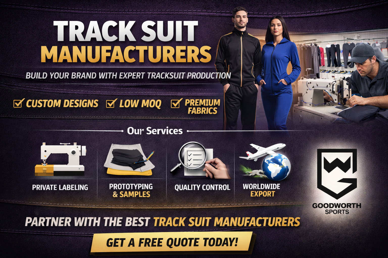 Track Suit Manufacturers – Reliable Custom & Bulk Production for Global Brands
