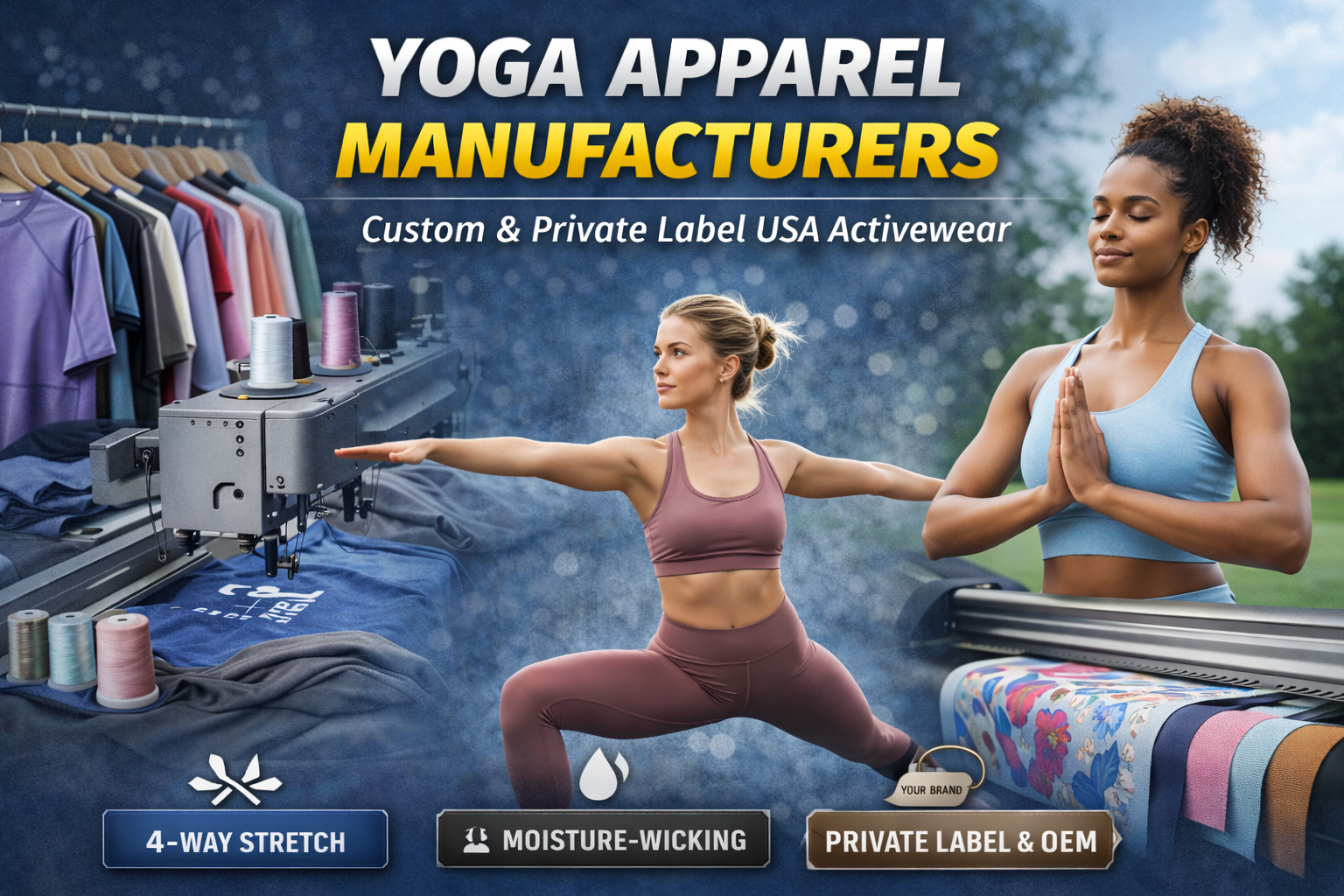 Yoga Apparel Manufacturers Choosing the Right Partner for Premium, Performance-Driven Activewear