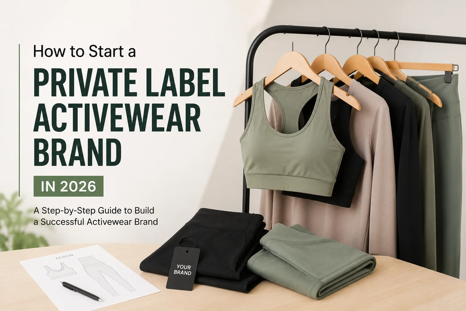 How to Start a Private Label Activewear Brand in 2026