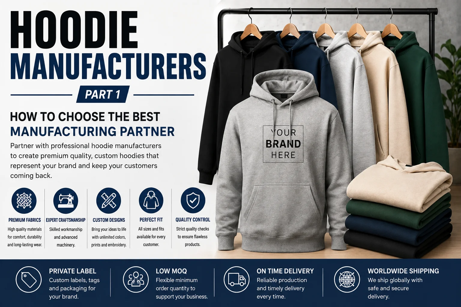 Hoodie Manufacturers: How to Choose the Best Manufacturing Partner