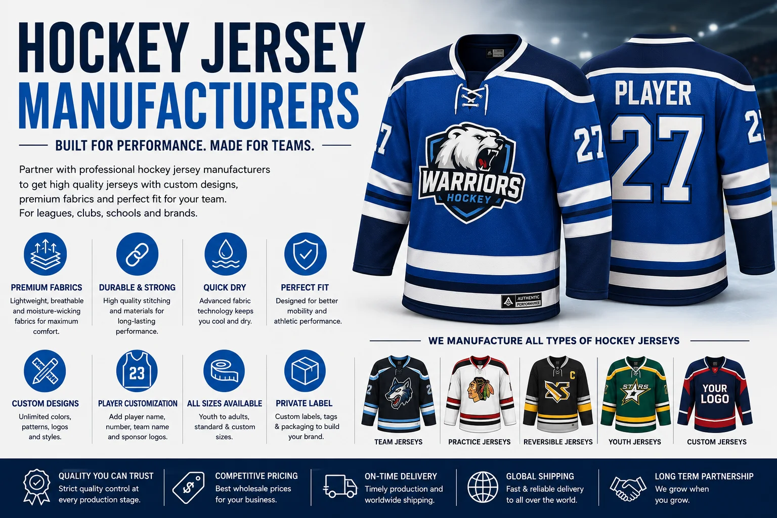 Hockey Jersey Manufacturers