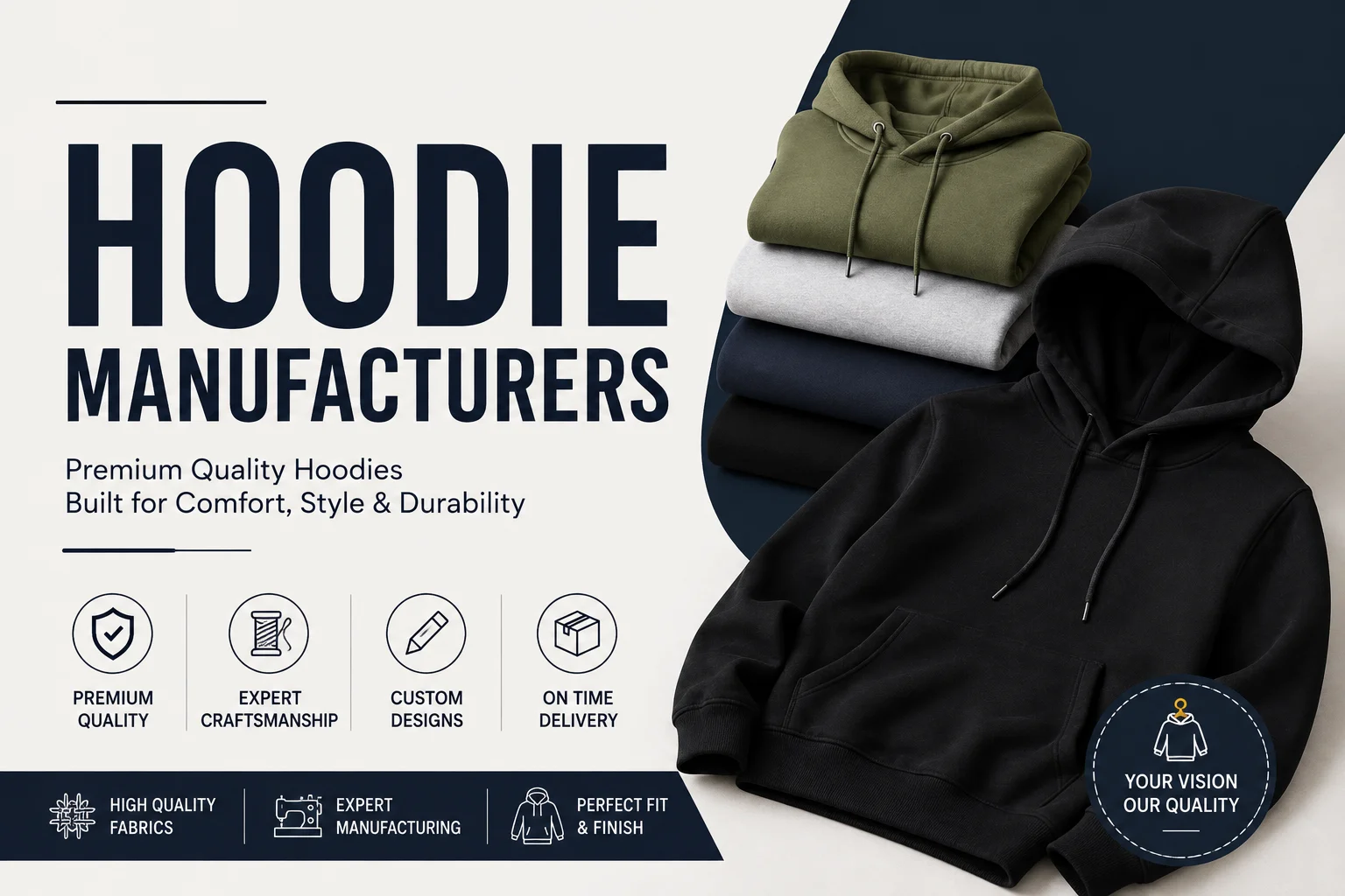 Hoodie Manufacturers: How to Choose the Best Manufacturing Partner for Your Brand