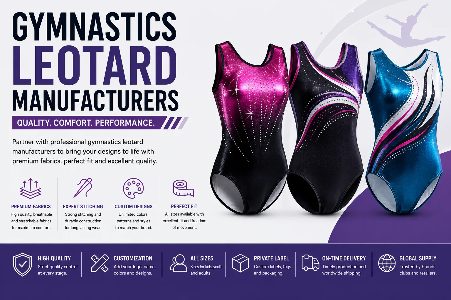 Gymnastics Leotard Manufacturers: How to Choose the Best Manufacturing Partner