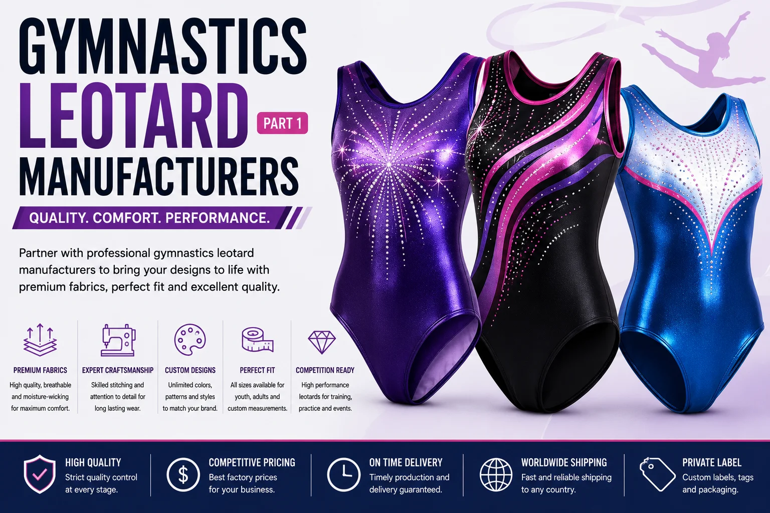 Gymnastics Leotard Manufacturers