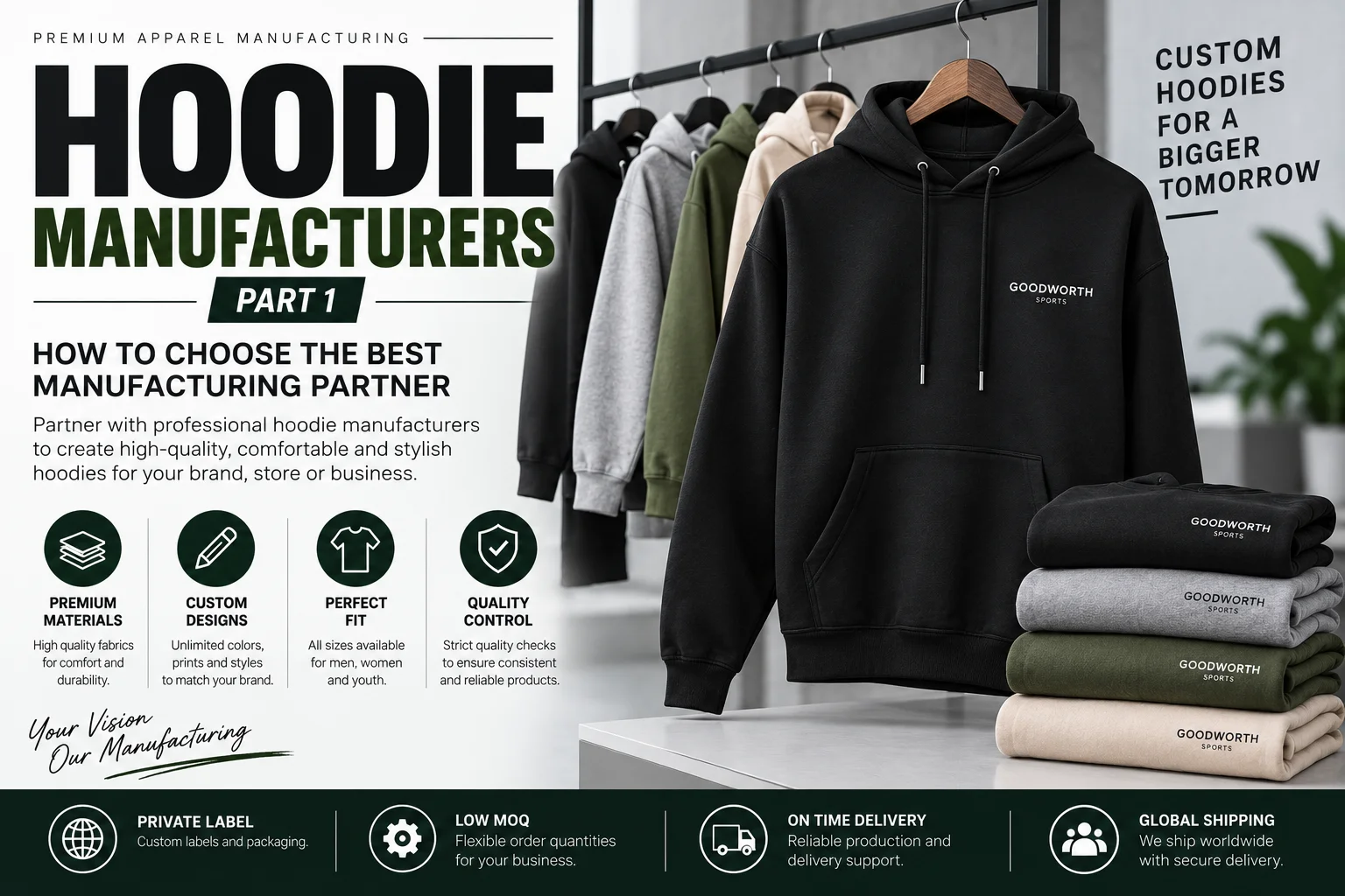 Hoodie Manufacturers: How to Choose the Best Manufacturing Partner