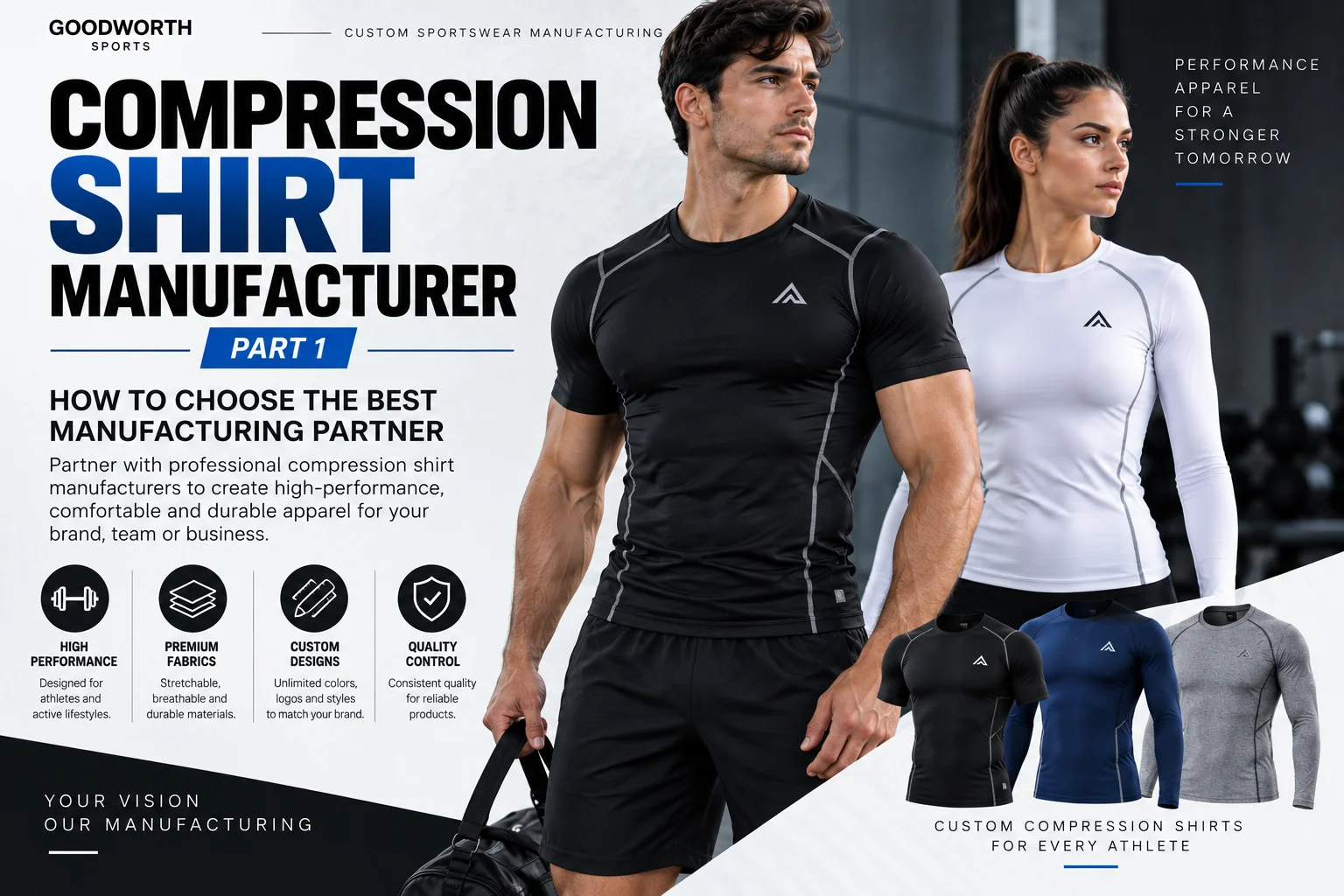 Compression Shirt Manufacturer: How to Choose the Best Manufacturing Partner